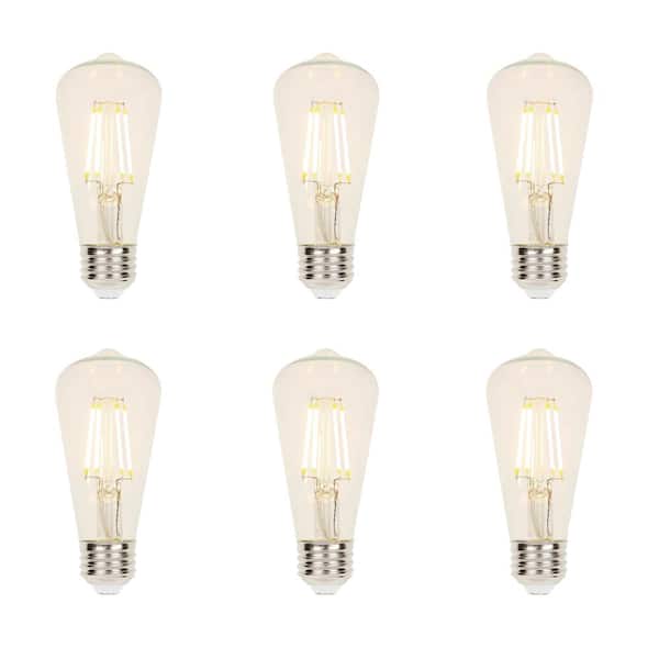 Westinghouse 40-Watt Equivalent ST15 Dimmable Filament LED Light Bulb Soft White (6-Pack)