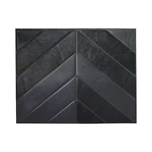 Chevron Marquina 11.43 in. x 9 in. Vinyl Peel and Stick Tile (2.8 sq.  ft. / 4-Pack)