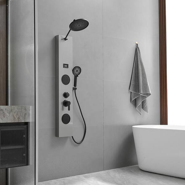 Shower tower outlet