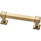 Classic Square 3 in. (76mm) Center-to-Center Champagne Bronze Drawer Pull (25-Pack)