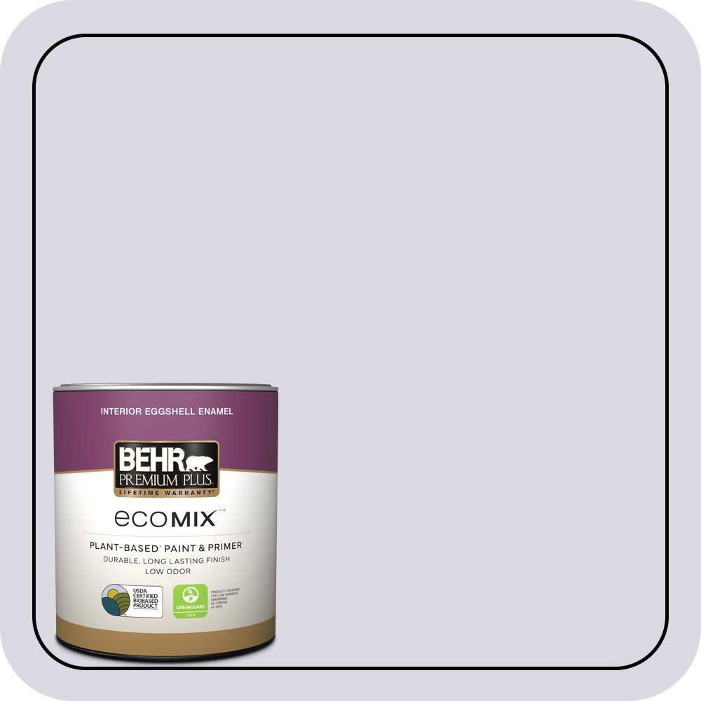 1 qt. #S570-1 Misty Lavender Eggshell Enamel EcoMix Plant-Based Interior Paint & Primer price history on PriceWatchPro