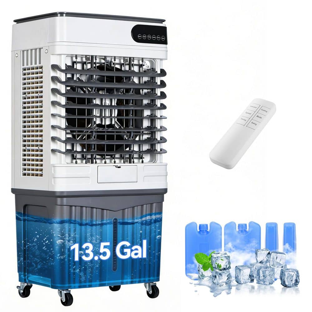 Uthfy 3400 CFM 3-Speed High-Performance Portable Evaporative