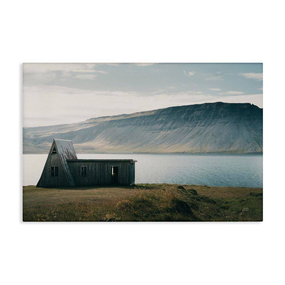 Icelandic Mountain Shore by Max Blakesberg Studios Unframed Nature Graphic Art Print 24 in. x 36 in. price history on PriceWatchPro