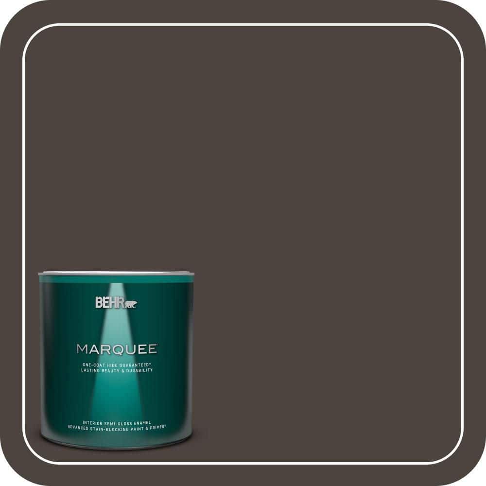 1 qt. #PPU5-01 Espresso Beans One-Coat Hide Semi-Gloss Enamel Interior Paint & Primer price history on PriceWatchPro