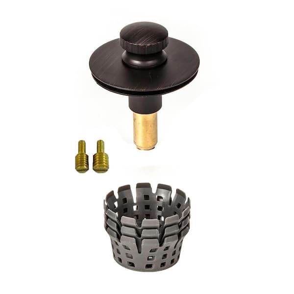 PF WaterWorks Lift n Lock Bathtub Stopper in Oil Rubbed Bronze