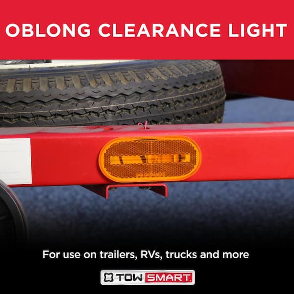 Oblong Amber Clearance Trailer Light