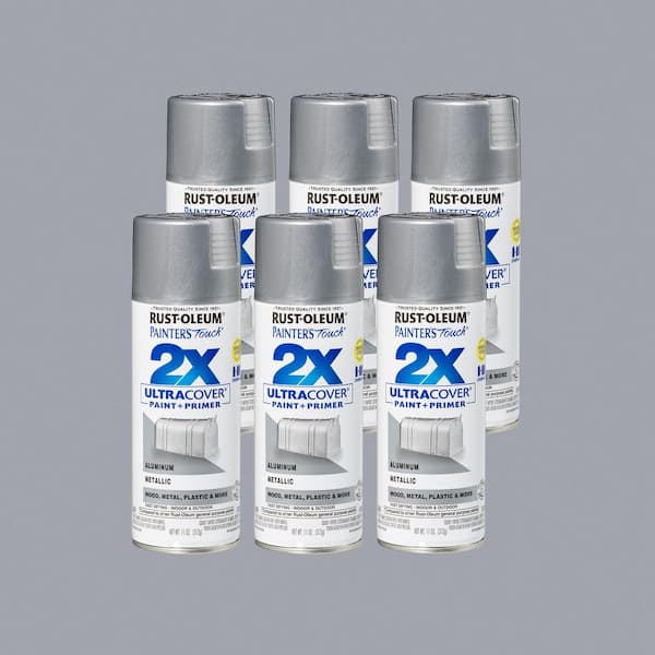 11 oz. Gloss Aluminum General Purpose Spray Paint (6-Pack)