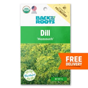 Organic Mammoth Dill Seed (1-Pack)