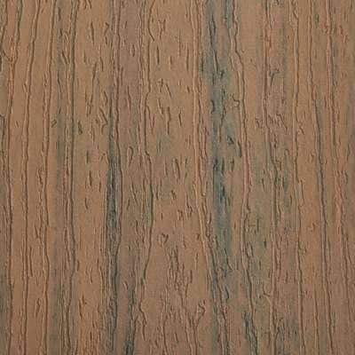 Trex - Enhance Naturals 1 in. x 6 in. x 16 ft. Toasted Sand Grooved Edge Brown Composite Deck Board