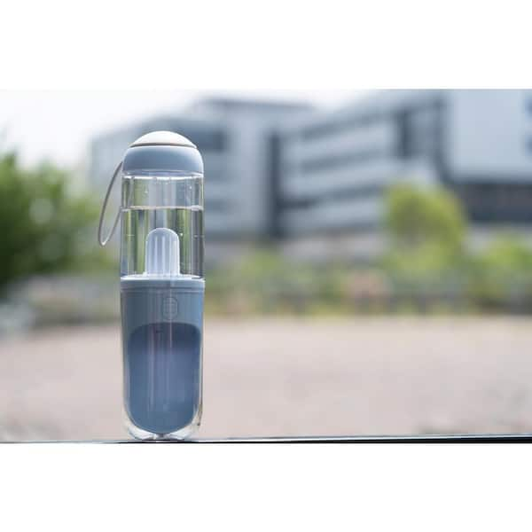 Pet Life 'pyure' Handheld Travel Filtered Water Feeder ,Blue