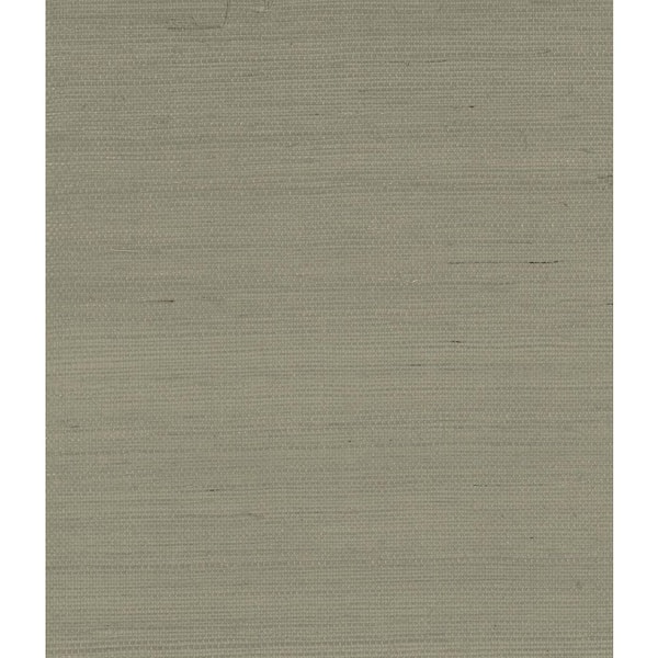 72 sq. ft. Oak Mist Sisal Grasscloth Unpasted Wallpaper Roll