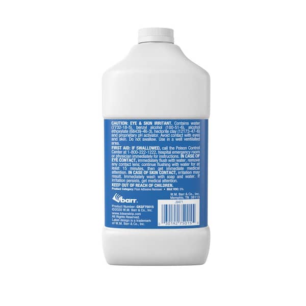 Goof Off 128 fl. oz. Professional Strength Latex Paint and Adhesive Remover  FG657 - The Home Depot