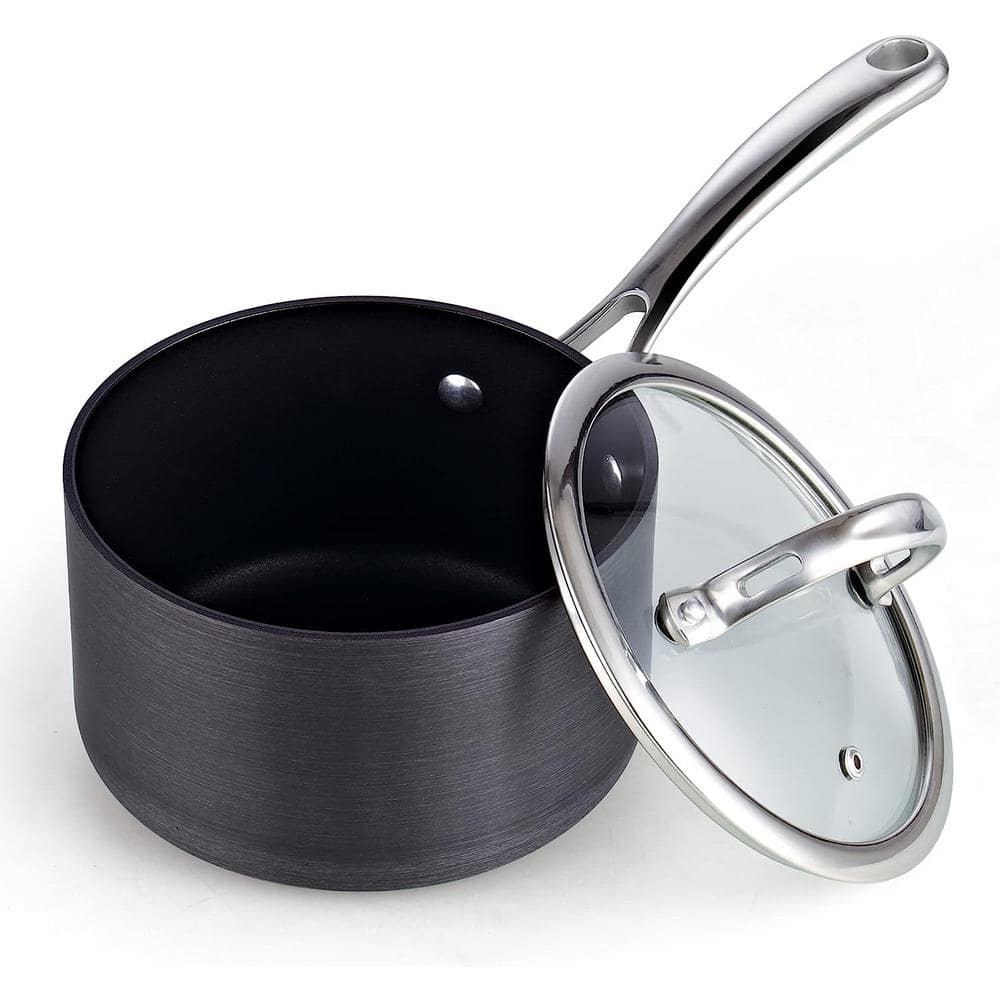 Cuisipro Easy Release Hard Anodized 3 Quart Saucepan