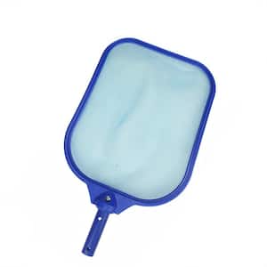 Heavy-Duty Deluxe Blue Plastic Swimming Pool Leaf Skimmer Head Fits Most Poles