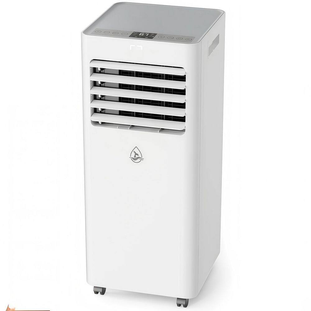 8,000 BTU 3-in-1 Portable Air Conditioner Cools 300 sq. ft. with Remote Control, child lock, timing in white price history on PriceWatchPro