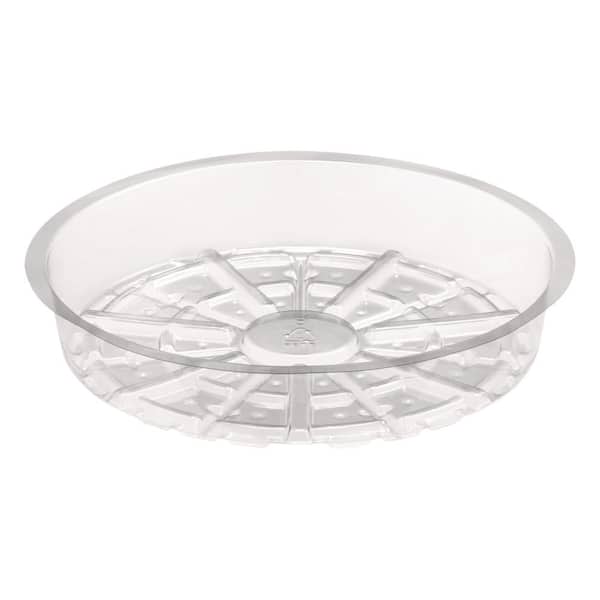 8 in. Medium-Duty Plastic Planter Saucer
