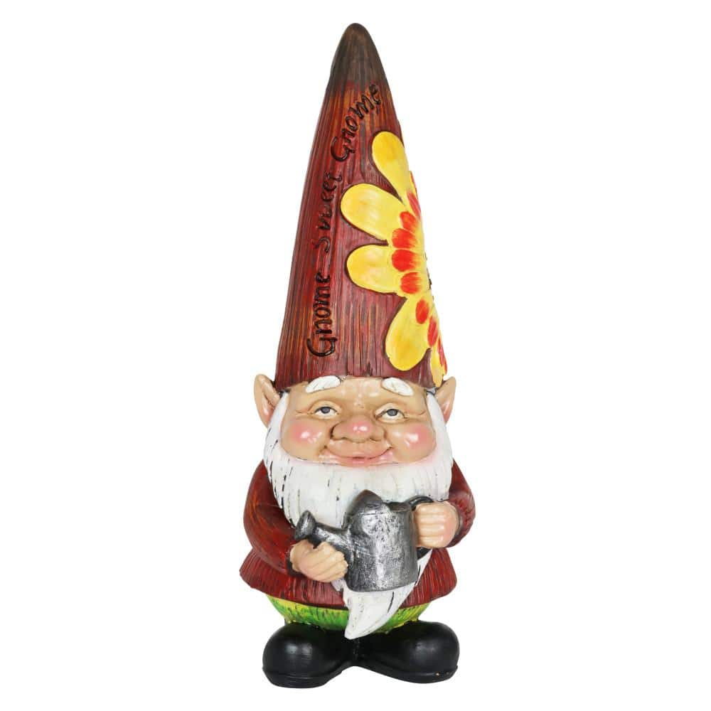 Garden Gnome With Super Long Striped Hat Sketch Rectangle Rubber