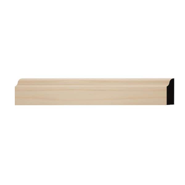Ekena Millwork WM916 0.38 in. D x 1.25 in. W x 6 in. L Wood (Alder) Casing Sample