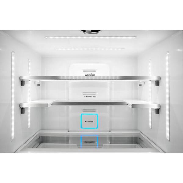 Whirlpool 24 cu. ft. French Door Refrigerator in Fingerprint