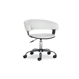 Minden White Desk Chair