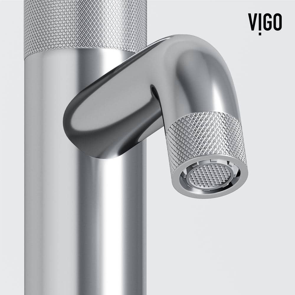 Apollo High-Arc Single-Handle Bathroom Faucet in Premium Chrome