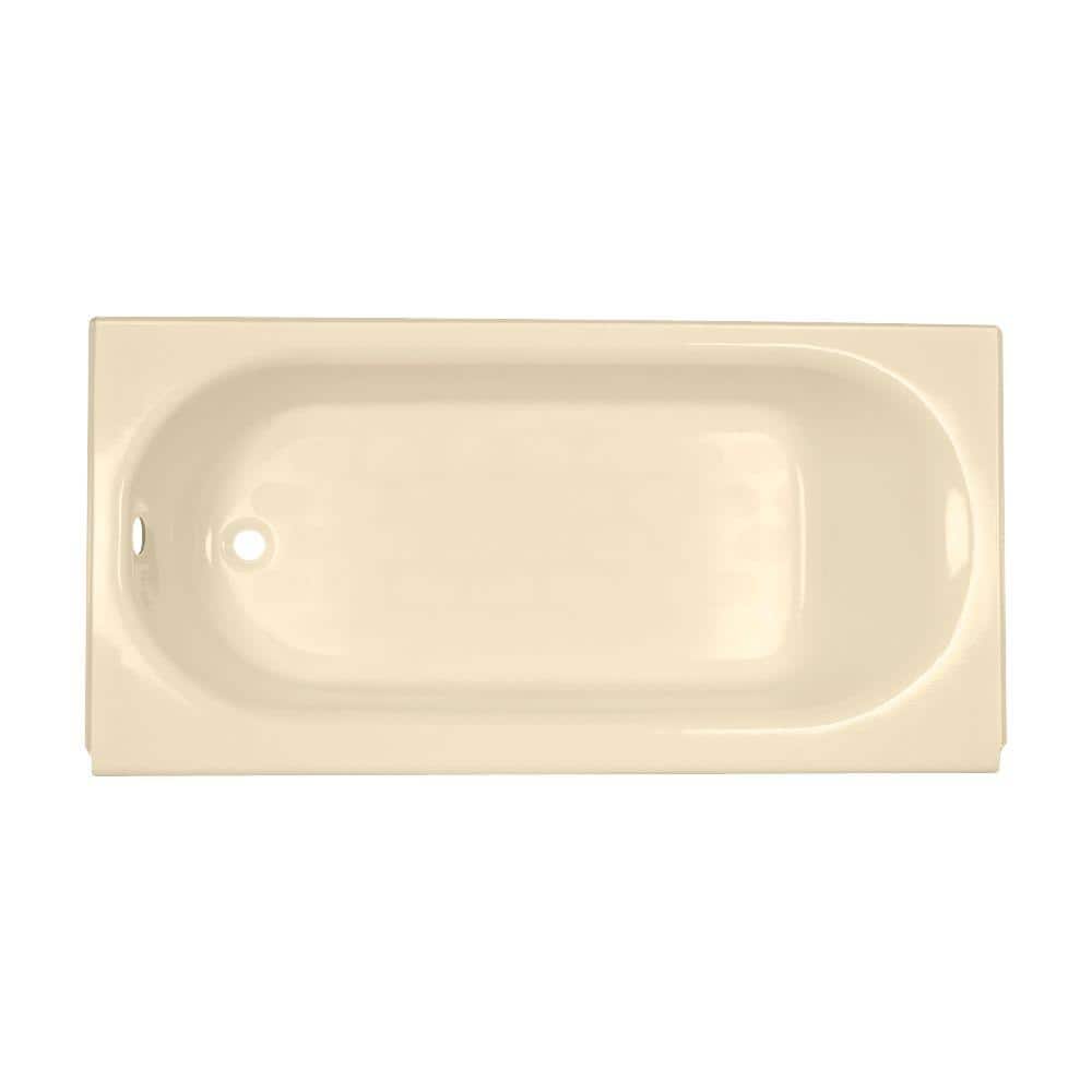 Princeton 60 in. x 30 in. Soaking Bathtub with Left Hand Drain in Bone
