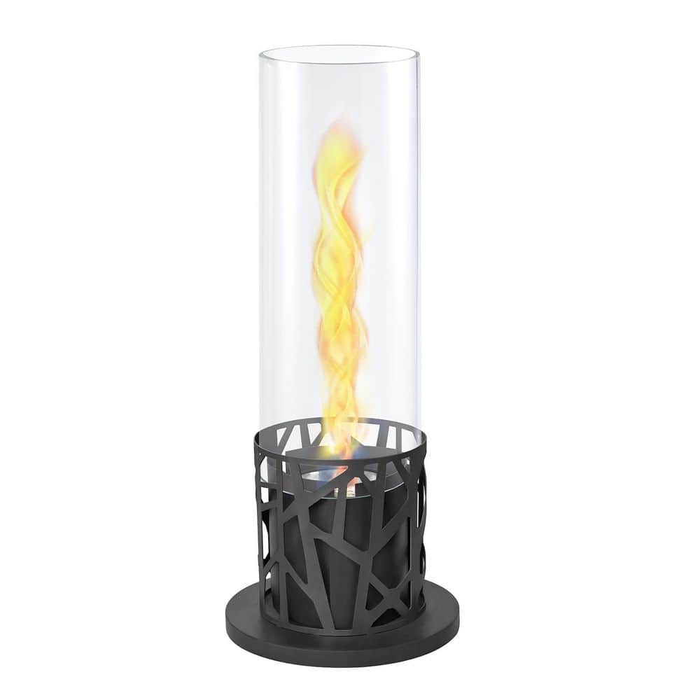 8 in. D Black Portable Table Top Fire Pit Fuel Bioethanol Burner Heater price history on PriceWatchPro