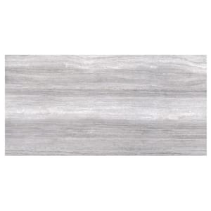 Atlanta Gray 23.45 in. x 47.07 in. Polished Porcelain Floor and Wall Tile (31 sq. ft./Case)