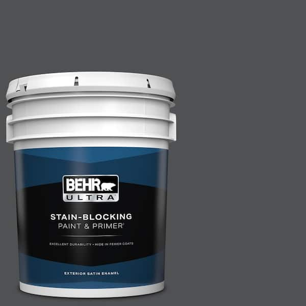 BEHR ULTRA 5 gal. #770F-6 Evening Hush Satin Enamel Exterior Paint & Primer