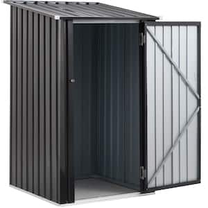 3 ft. W x 3 ft. D Garden Metal Storage Shed with Single Lockable Door, Outdoor Steel Utility Tool Shed 9 sq. ft.