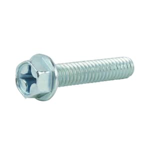 #6-32 x 2 in. Stainless Steel Phillips Hex Machine Screw (3-Pack)