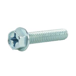 #10-24 x 1-1/4 in. Stainless Steel Phillips Hex Machine Screw (3-Pack)