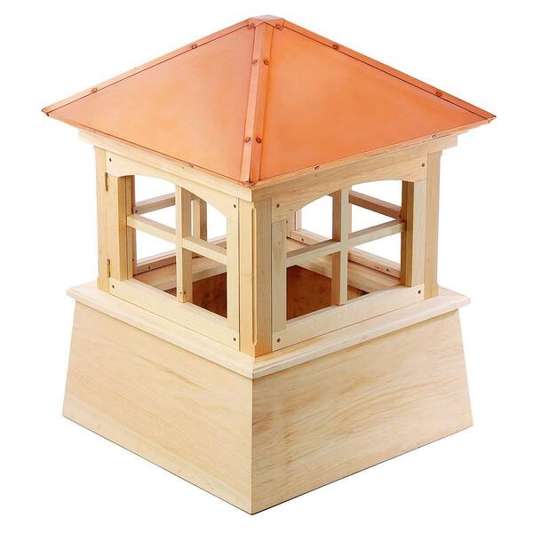 Good Directions Huntington 26 in. x 36 in. Wood Cupola with Copper Roof