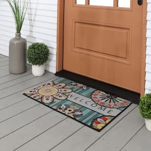 Playful Medallion Welcome 18 in. x 30 in. Doorscapes Mat