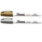 Gold and Silver Medium Point Oil-Based Paint Marker (2-Pack)