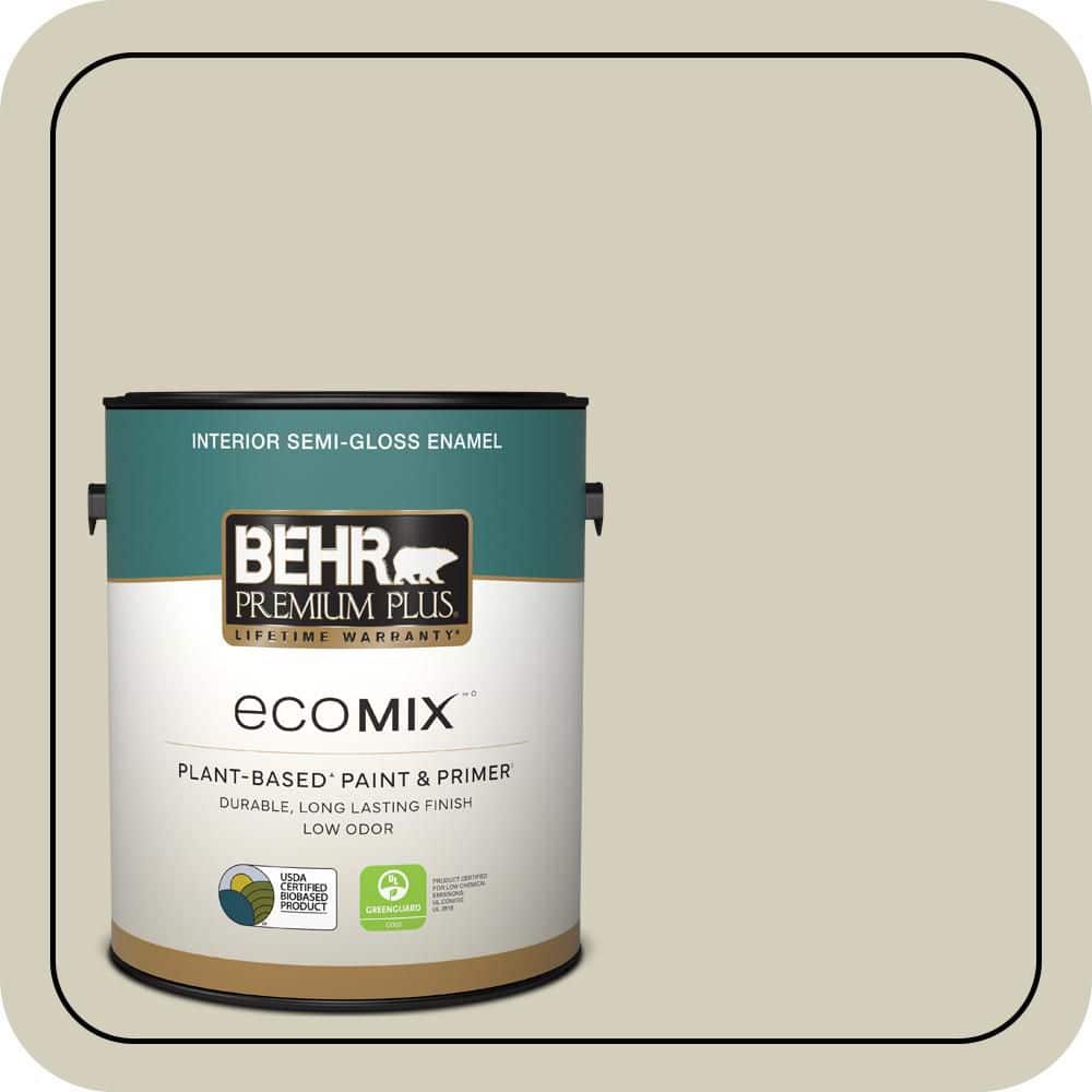 1 gal. #780C-3 Ocean Pearl Semi-Gloss Enamel EcoMix Plant-Based Interior Paint & Primer price history on PriceWatchPro