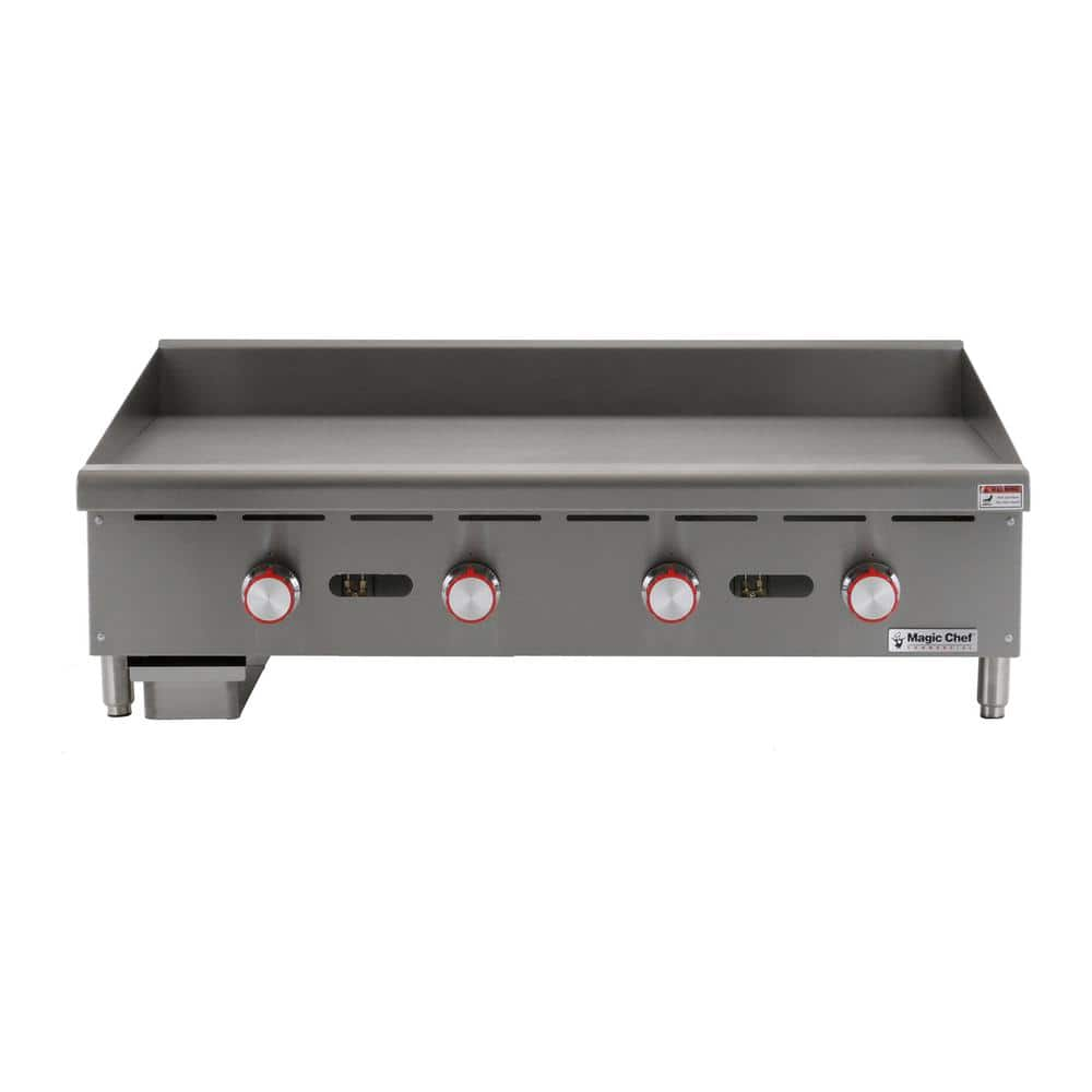 Magic Chef 24 in. Commercial Thermostatic Countertop Gas Griddle