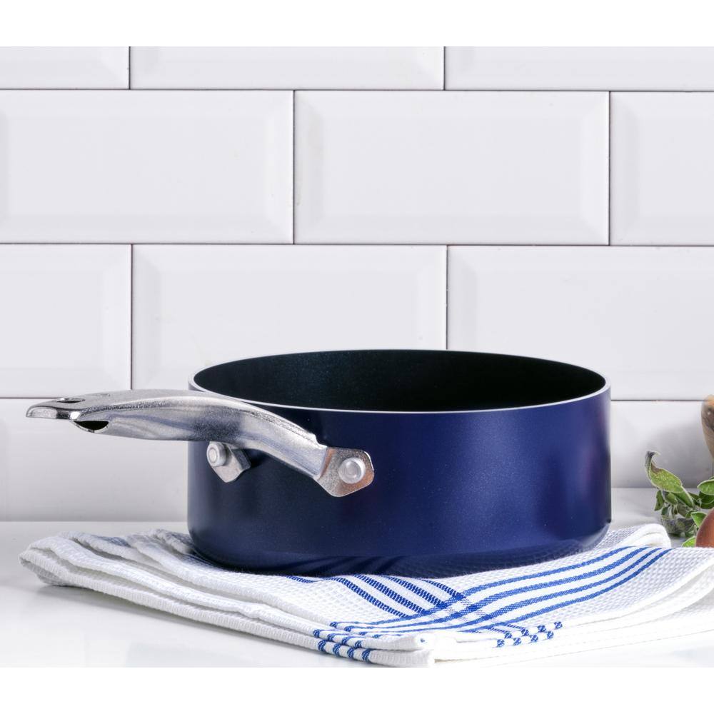Blue Diamond Ceramic Nonstick 2 Quart Saucepan with Lid