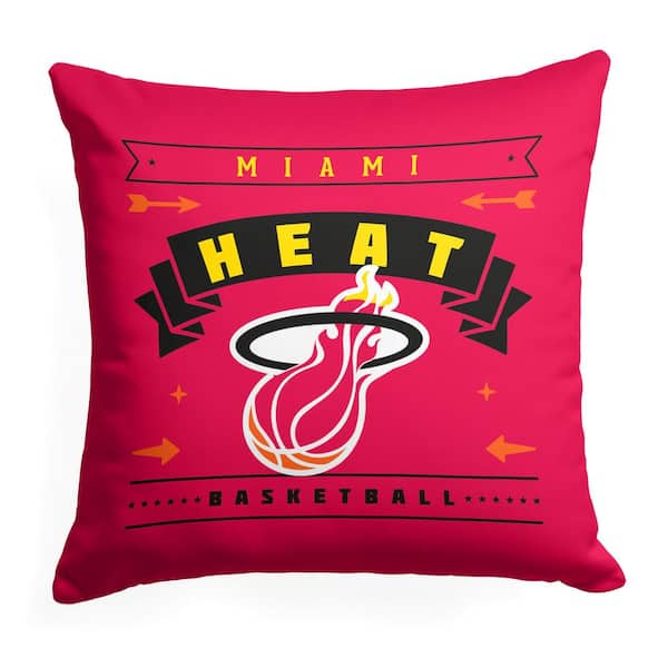 THE NORTHWEST GROUP NBA Hardwood Classic Heat Printed Multi-Color 18 in x 18 in Throw Pillow