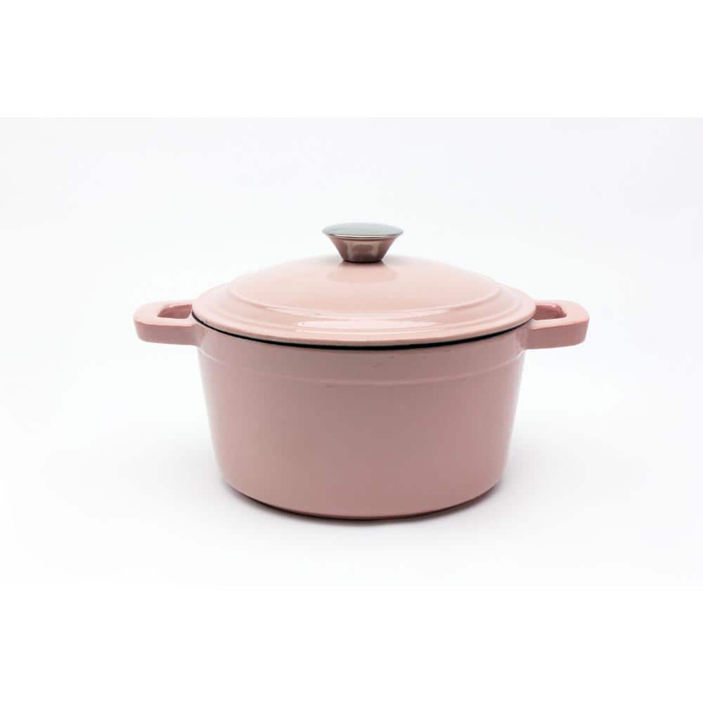 BergHOFF Neo 3 with Round Cast Lid - Iron Oven Home 2212326 qt. Pink Depot in The Dutch