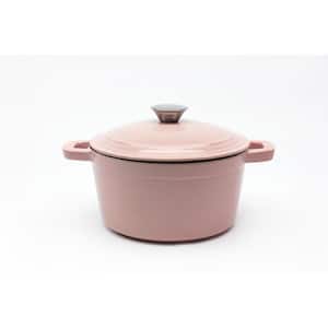 Neo 3 qt. Round Cast Iron Dutch Oven in Pink with Lid