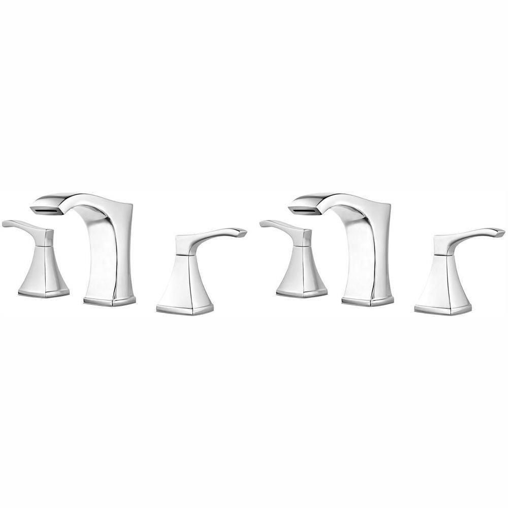 Pfister Venturi 8 in Widespread 2-Handle Bathroom Faucet in Polished Chrome-LF 