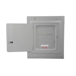 BR 125 Amp 6-Space 12-Circuit Indoor Main Lug Flush Door with Ground Bar