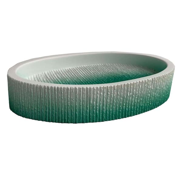 Sweet Home Collection Urbana Green Soap Dish Bathroom Accessory (1-Piece)