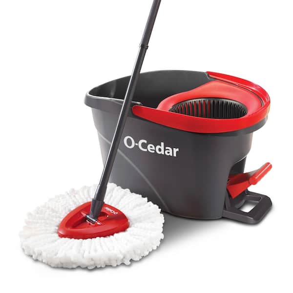O-Cedar EasyWring Microfiber Spin Mop with Bucket System