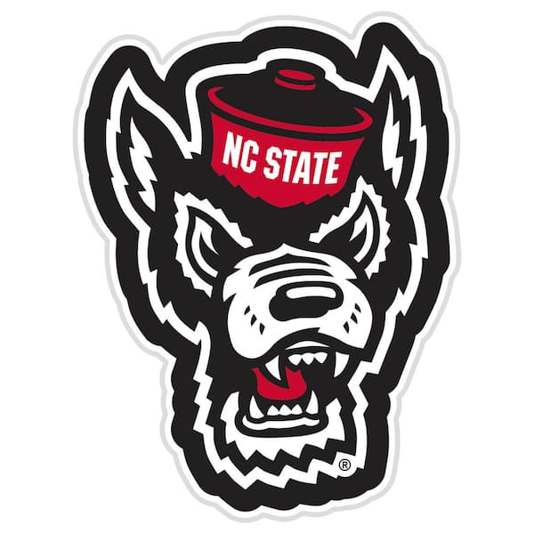 Evergreen 23 in. x 23 in. North Carolina State University Black College Mascot Plug-In LED Lighted Plastic Sign