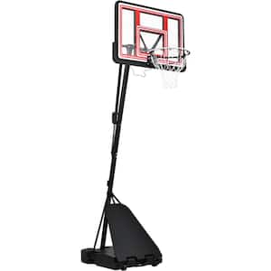 Winado 8 ft. H to 10 ft. H Adjustable Portable Basketball Hoop 518859160023  - The Home Depot