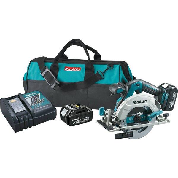 Makita 18-Volt LXT Lithium-Ion Brushless 6-1/2 in. Cordless Circular Saw Kit