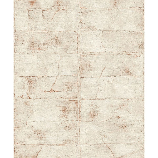 Advantage Clay White Stone Wallpaper Sample