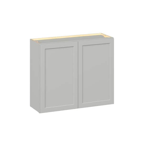Emerson Whisper Gray Wall 2 Door Ready to Assemble Kitchen Cabinet (36 in. W x 30 in. H x 12 in. D)